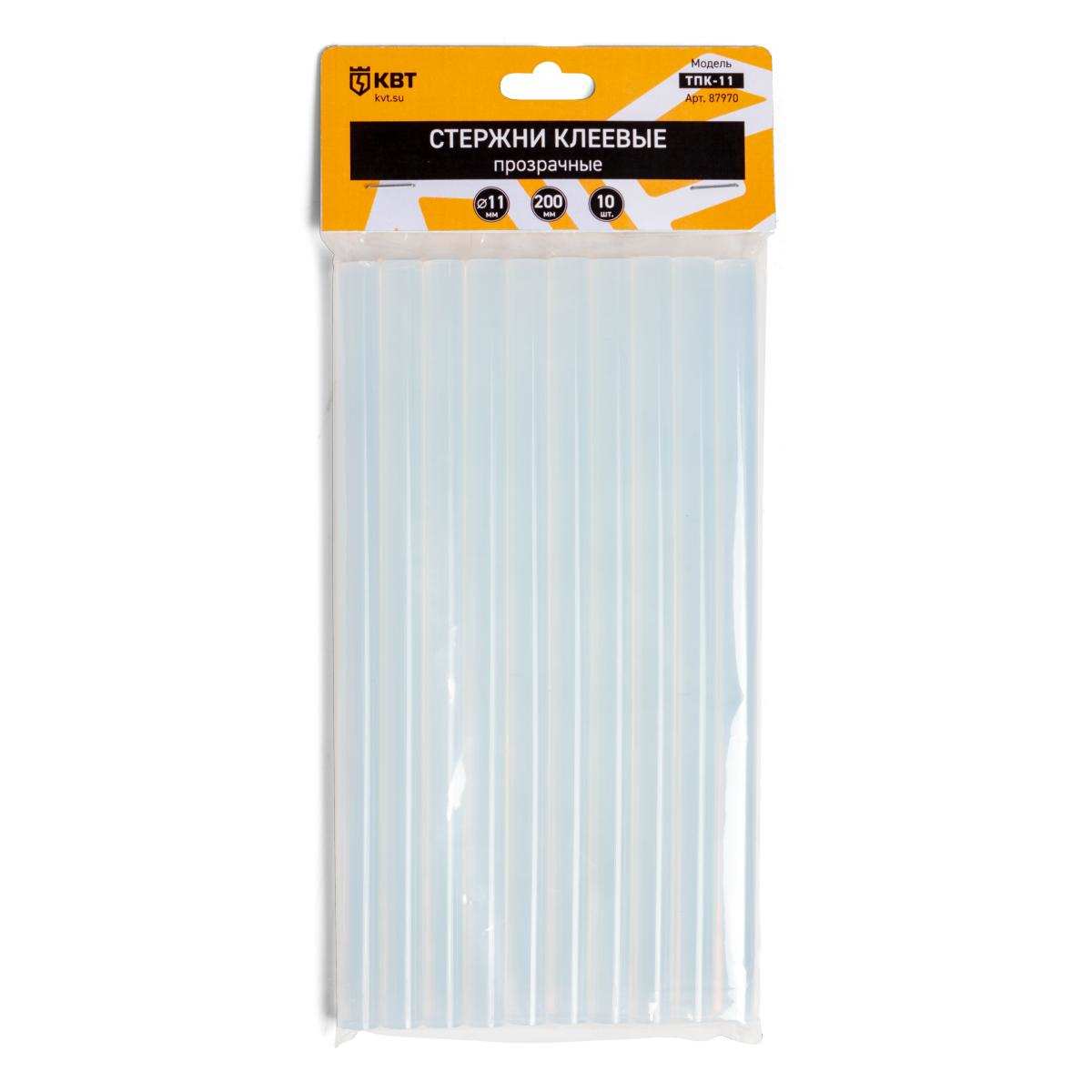 ТПК-11 КВТ ТПК-11 Стержни клеевые прозрачные