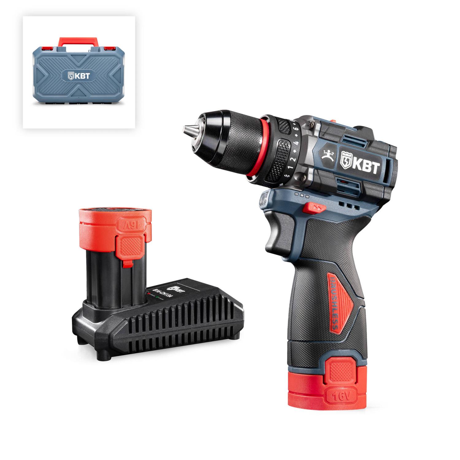 DB-16-10 серия ПРОФИ КВТ DB-16-10 серия ПРОФИ Дрель-шуруповерт