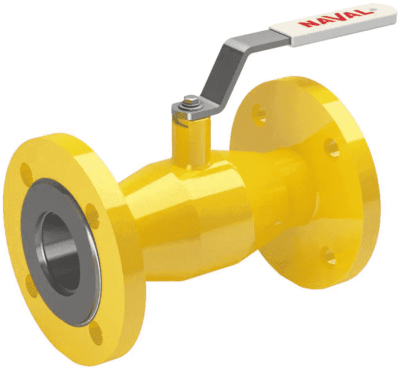 280514 Кран стальной газовый NAVAL фланец-фланец  DN150 PN16