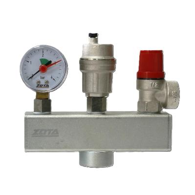 Группа безопасности котла 1" 3 bar ZOTA никель