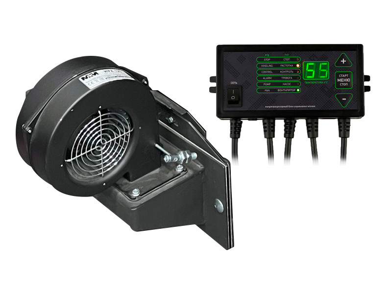 Комплект автоматики Zota TurboSet (для котлов Тополь-ВК 16, 22, 32; Тополь-М 14, 20, 30 после 2021г.в.)