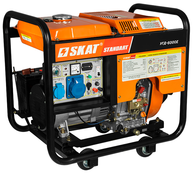 Установка генераторная дизельная УГД-6000Е PROFF