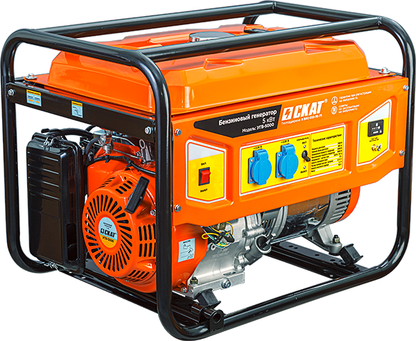 Установка генераторная бензиновая УГБ-5000