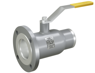 Кран шаровый LD КШЦК из стали 20 Ду125/100 Ру1,6МПа (фланец/приварка)