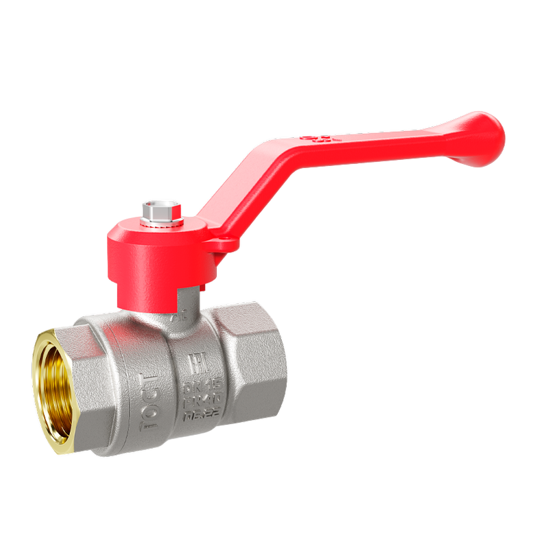 Кран шаровой латунный LD Pride 47.20.В-В.Р Ду 20 Ру 40 рычаг (red) с биркой