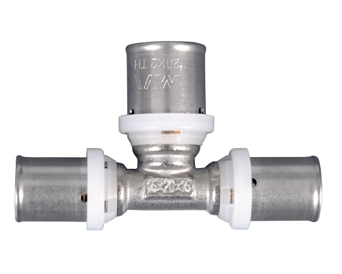 Пресс-фитинг тройник переходной MVI 32х20х32