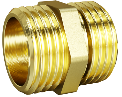 Ниппель прямой LD Pride DN40 (1 1/2") НР/НР латунь