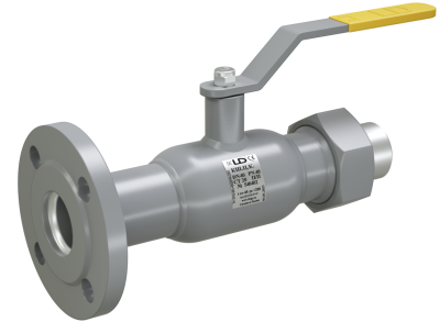 Кран шаровый LD КШЦК из стали 20 Ду50 Ру1,6МПа полнопроходной (фланец/штуцер)
