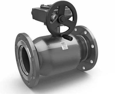 Кран стальной LD фланец-фланец с редуктором КШ.Ц.Ф.Р.250/200.016.Н/П.02 DN250 PN16