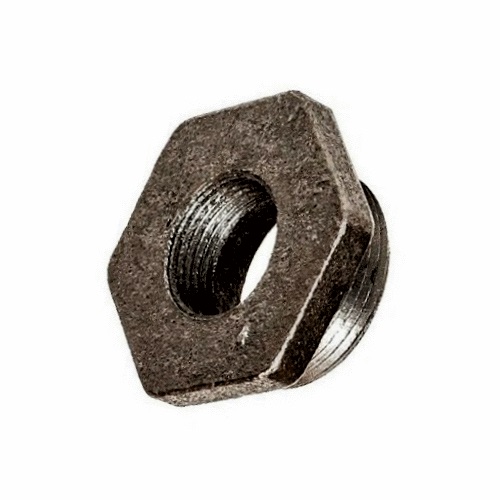 Заглушка (пробка) проходная 1 1/4"x1/2" левая резьба для чугунных радиаторов (РБ)