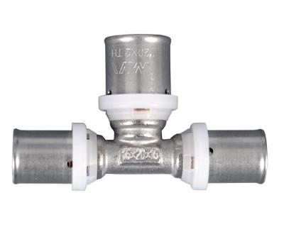 Пресс-фитинг тройник переходной MVI 32х26х32