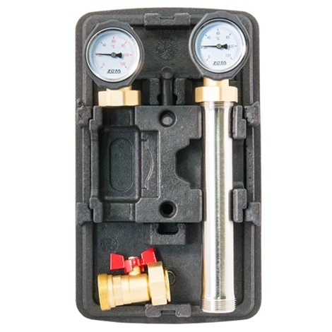 Насосная группа быстрого монтажа ZOTA с прямым контуром без насоса 1"