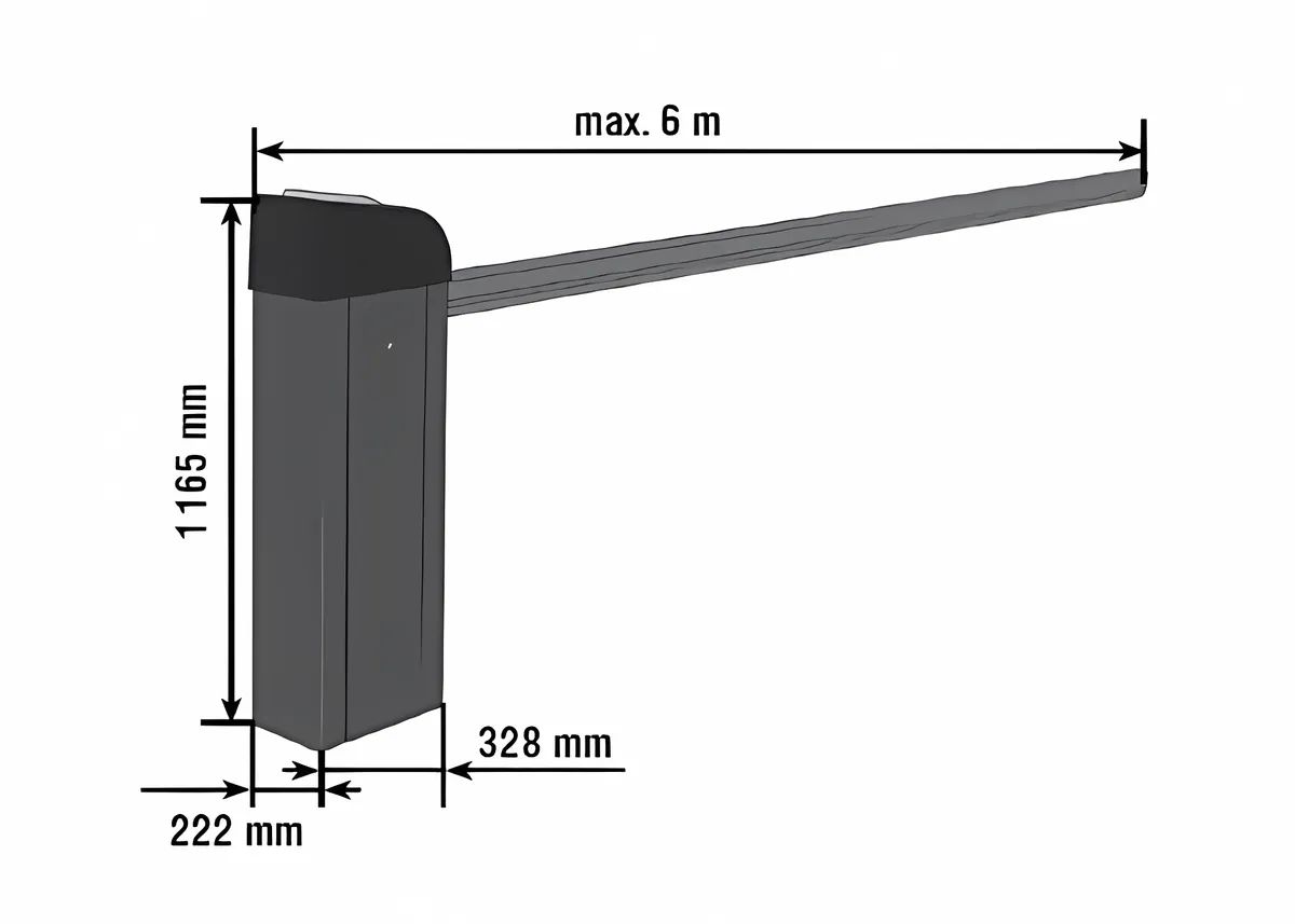 Шлагбаум автоматический «DOORHAN» BARRIER-PRO-4000