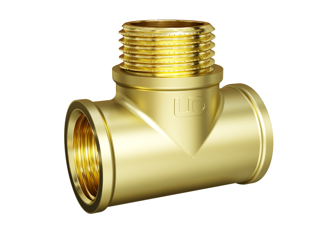 Тройник LD Pride DN15 (1/2") ВР/НР/ВР латунь с биркой