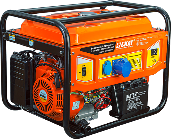 Установка генераторная бензиновая УГБ-6000Е