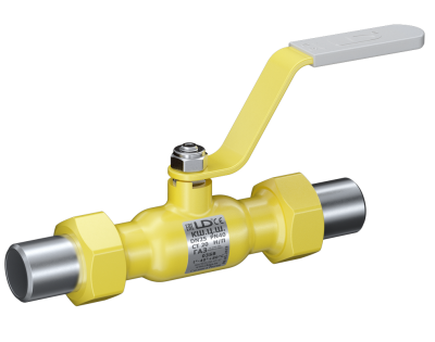 Кран шаровый LD КШЦШ Gas 100/080.040.Н/П.02. из стали 20 Ду100/80 Ру4,0МПа