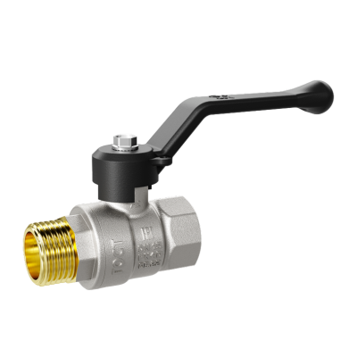 Кран шаровой латунный LD Pride 47.50.В-Н.Р Ду 50 Ру 25 рычаг