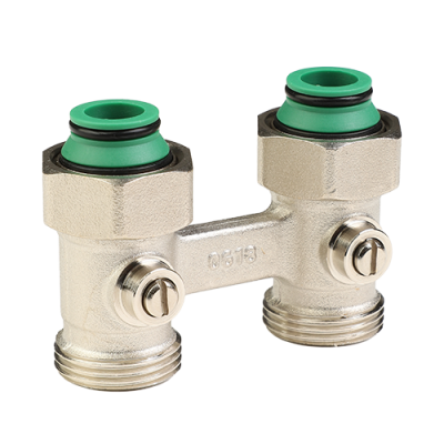 Узел нижнего подключения прямой, с шаровым затвором MVI 3/4"*3/4"