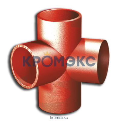 Duker 662034 Крестовина двухплоскостная 88° SML DIN 19522 DN 100×100