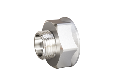 Переход LD Pride DN50х32 (2"ВР х 1 1/4"НР) латунь никель в упаковке