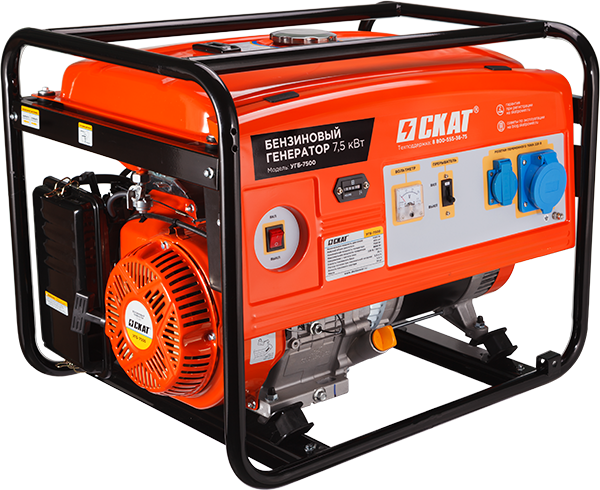 Установка генераторная бензиновая УГБ-7500