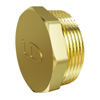 Пробка (в трубу) LD Pride DN32 (1 1/4") НР латунь