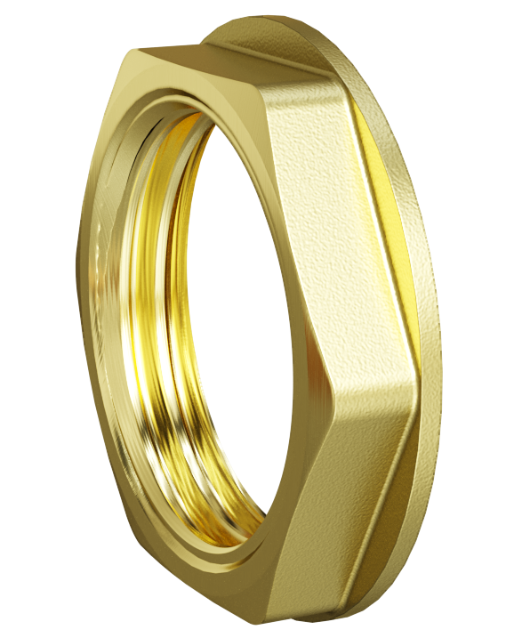 Контргайка LD Pride DN32 (1 1/4") латунь