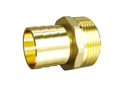 Штуцер для шланга LD Pride Дн25х3/4” НР латунь