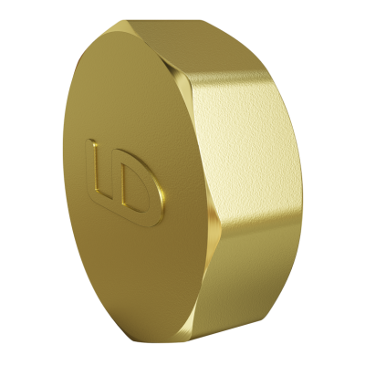 Заглушка LD Pride (на трубу) DN40 (1 1/2") ВР латунь