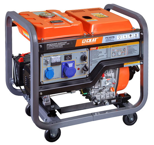 Установка генераторная дизельная УГД-7000E РЕЗЕРВ