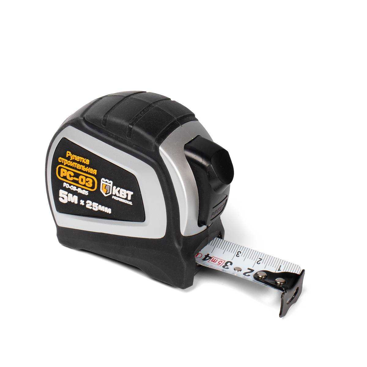 РС-03-5х25 серия ПРОФИ КВТ РС-03-5х25 серия ПРОФИ Рулетка строительная