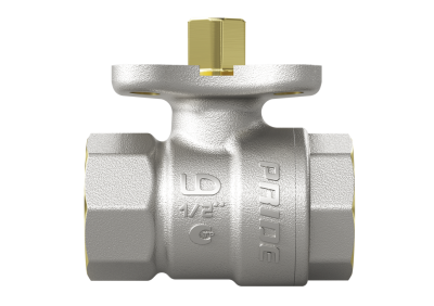 Кран шаровой латунный под привод LD Pride 49.15.В-В.П.F03 Ду15 Ру40