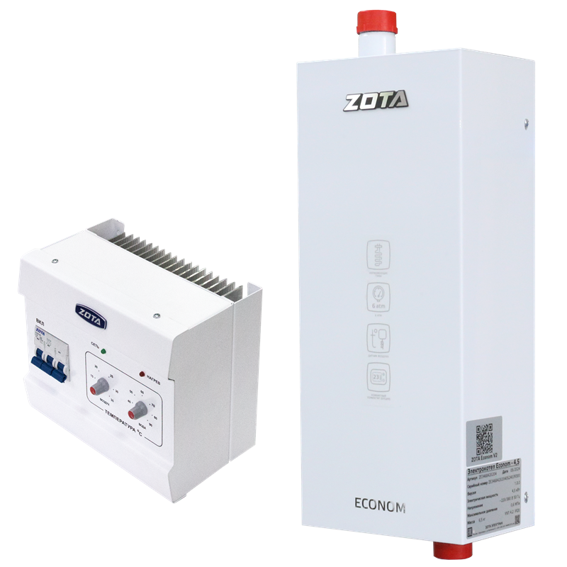 Котел отопительный электрический ZOTA Econom V2 SSR -6 кВт