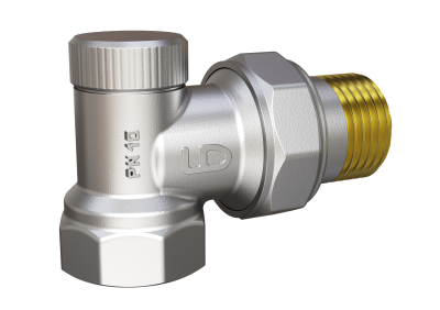 Клапан радиаторный настроечный угловой LD Pride 59.20.В-ГШ.Н.У Ду20 Ру10 в упаковке