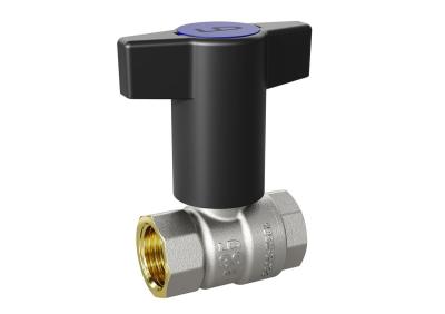 Кран шаровой латунный LD Pride 47.15.В-В.ТР Ду 15 Ру 40 Т-рукоятка (blue)