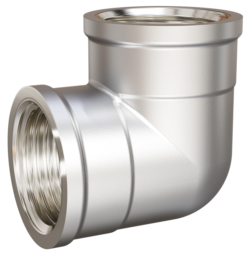 Угол 90 гр LD Pride DN20 (3/4") ВР/ВР латунь никель