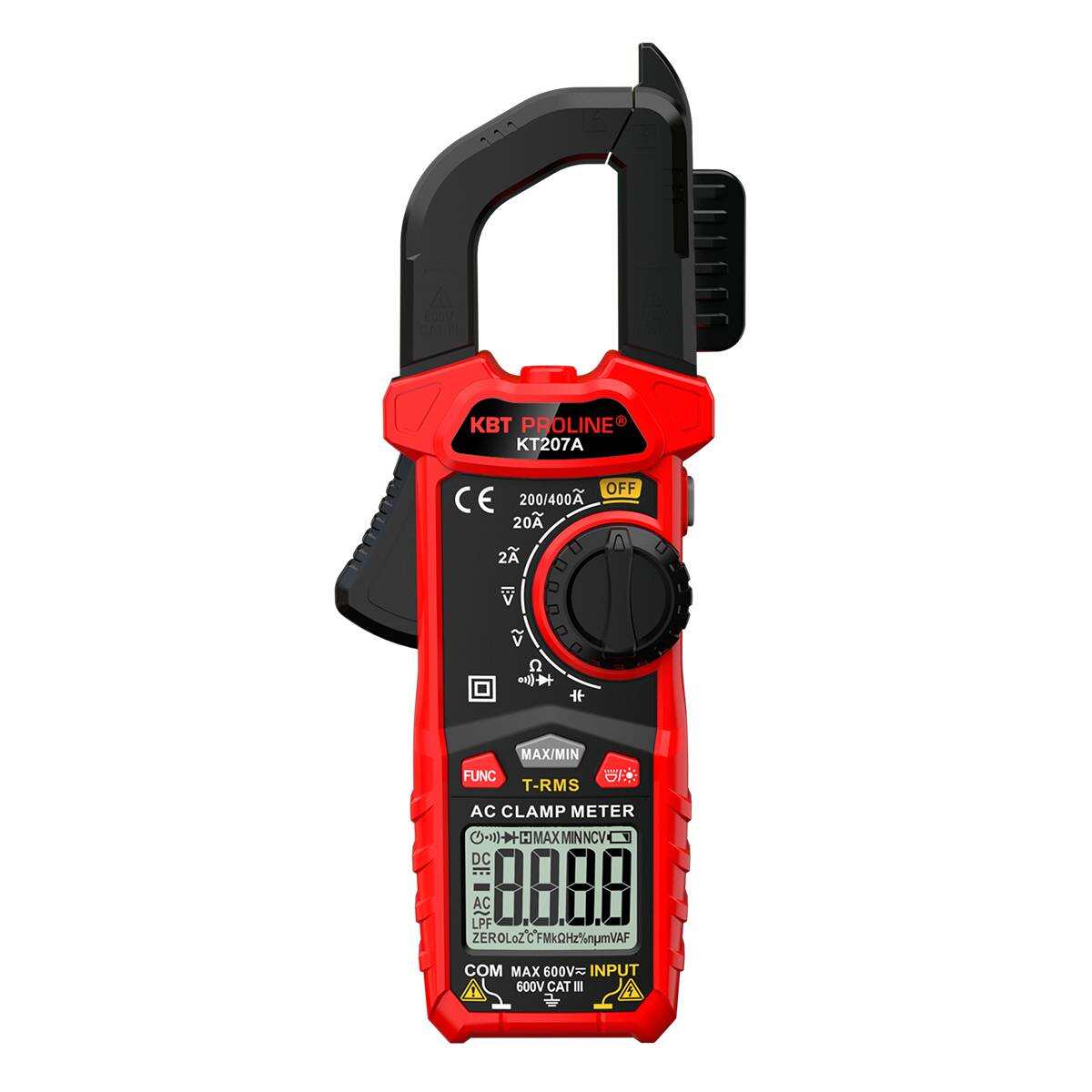 KT 207A серия PROLINE КВТ KT 207A серия PROLINE Токовые клещи цифровые