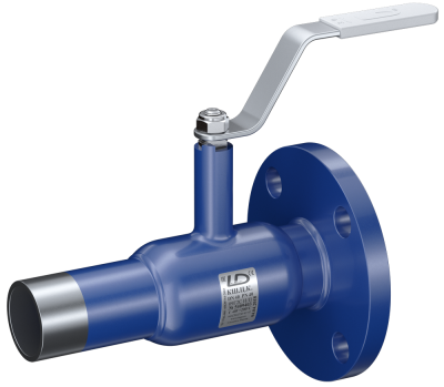 Кран шаровый LD КШЦК Energy из стали 09Г2С Ду125/100 Ру2,5МПа (фланец/приварка)