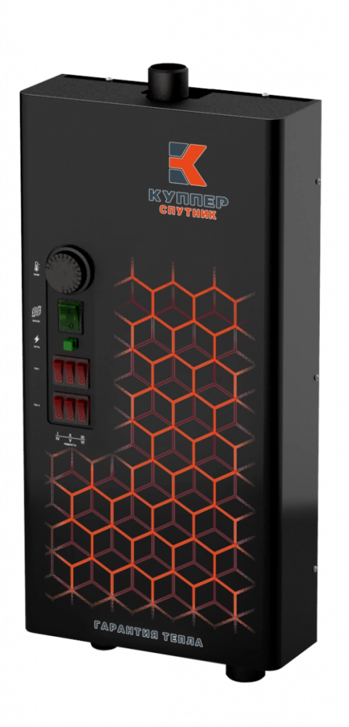 Отопительный котел КУППЕР Спутник (2.0) - 12 черный