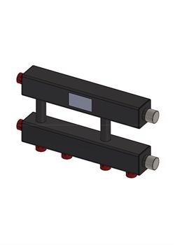 Каскадный узел горизонтальный, до 3 котлов