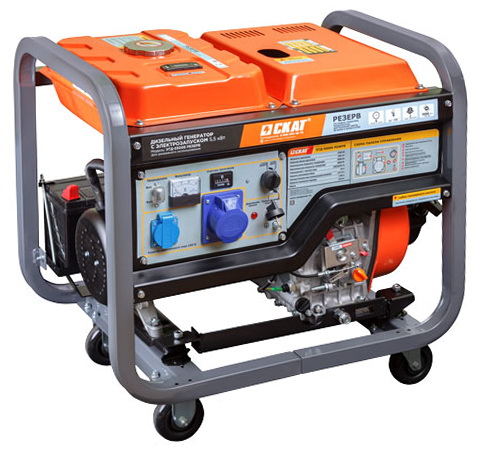 Установка генераторная дизельная УГД-5500E РЕЗЕРВ