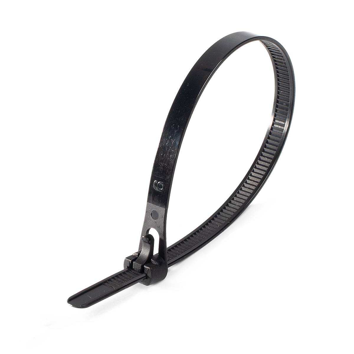 КСР 7.5x250 (черн) (100шт) Fortisflex КСР 7.5x250 (черн) (100шт) Стяжка нейлоновая