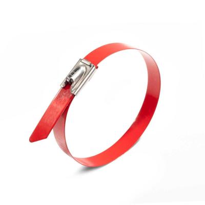 СКС-П (316) 7.9х1000 (красн) Fortisflex СКС-П (316) 7.9х1000 (красн) Стяжка стальная