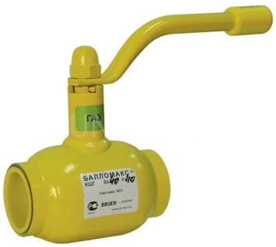 Кран стальной BROEN BALLOMAX газовый резьба-резьба DN 25 PN16 КШГ 70.100.025.А.16